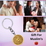 99 Names of Allah Keychain Gift Gold