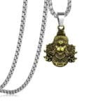 Hanuman Long Chain Pendant Gift Bronze