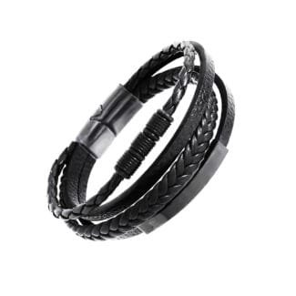 Men's Layered Bracelet Gift Black