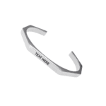 Customized Hexagon Kada Gift Silver