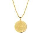 Ayatul Kursi Engraving Necklace Gift gold