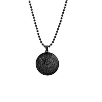 Ayatul Kursi Engraving Necklace Gift Black