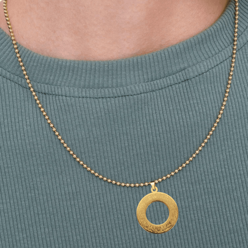 Allah Ayatul Kursi Pendant Gift Gold Allah Ayatul Kursi Pendant Gift Gold