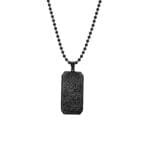 Ayatul Kursi Tag Necklace Gift Black