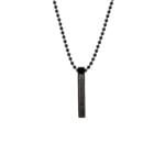 Ayatul Kursi Bar Necklace Gift Black