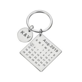 Calendar Custom Date Keychain Gift3