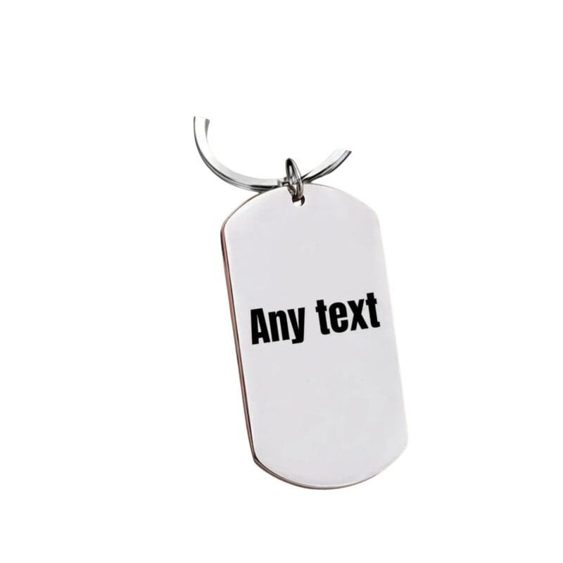 Personalised Rectangular Keychain Gift