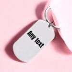 Personalised Rectangular Keychain Gift