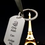 Only Allah Can Judge Me Keychain Gift