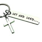 Let God Dead Cross Keychain Gift