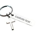 Custom Bar Cross Keychain Gift