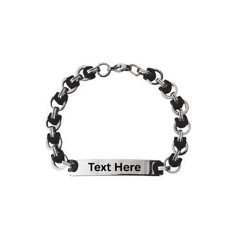 Custom Slim Chain Link Bracelet Gift