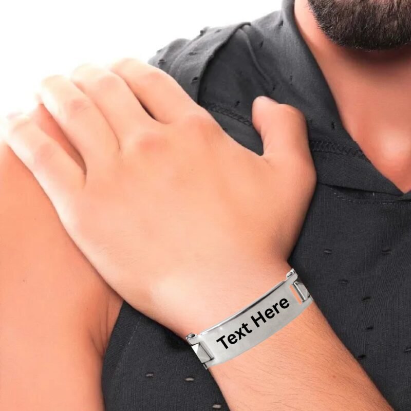 Block Link Custom Bracelet Gift