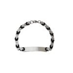 Men's Dual Tone ID Bracelet Gift
