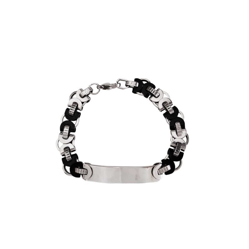 Men's Stainless Steel Chunky ID Bracelet Gift
